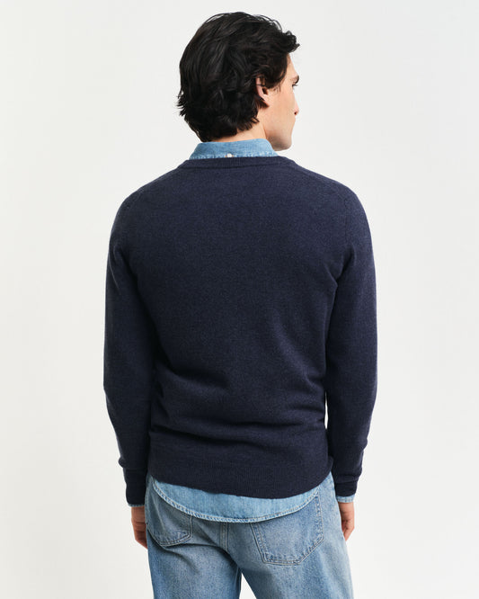 Superfine Lambswool V-Neck Sweater