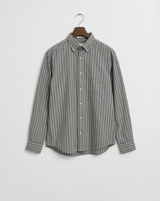 Regular Fit Striped Archive Poplin Shirt