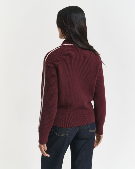 Varsity Zip Cardigan