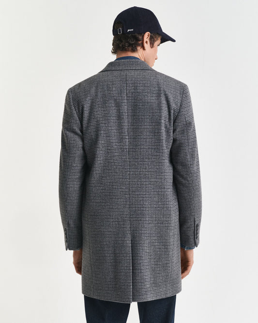Two-Tone Wool Coat