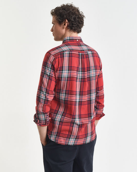 Regular Fit Windblown Flannel Check Shirt