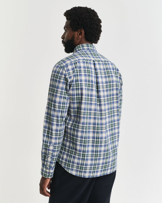 Regular Fit Checked Archive Poplin Shirt