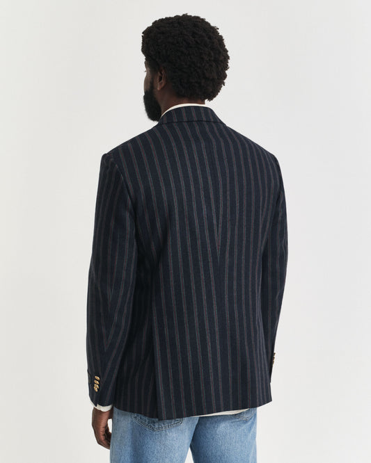 Striped Flannel Club Blazer