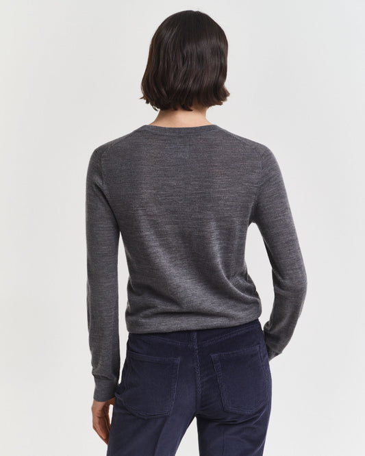 Extra Fine Merino Wool Crew Neck Sweater