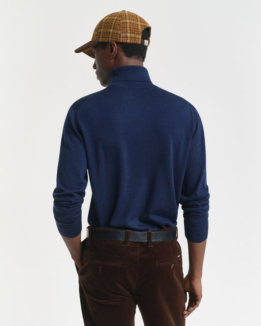 Extra Fine Merino Wool Turtleneck Sweater