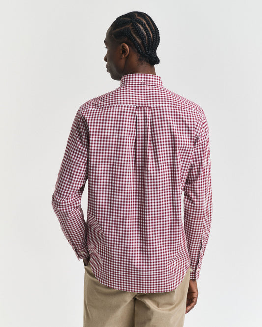 Regular Fit Classic Gingham Poplin Shirt