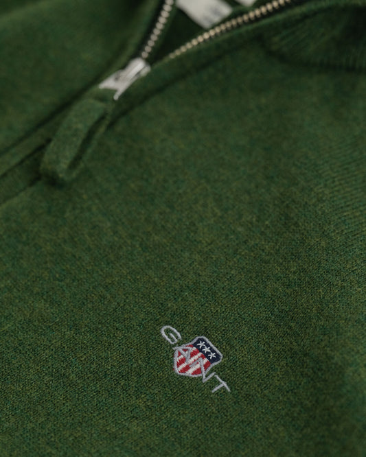 Superfine Lambswool Half-Zip Sweater