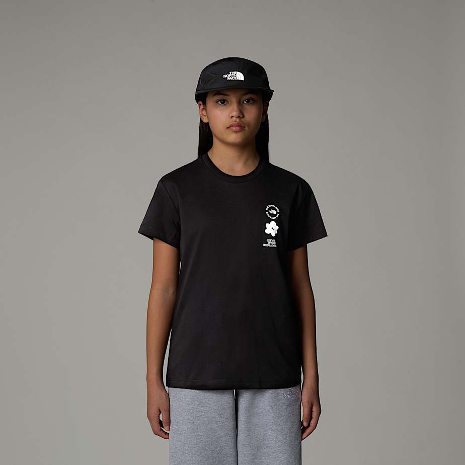 Girls' Flower Graphic Relaxed T-Shirt