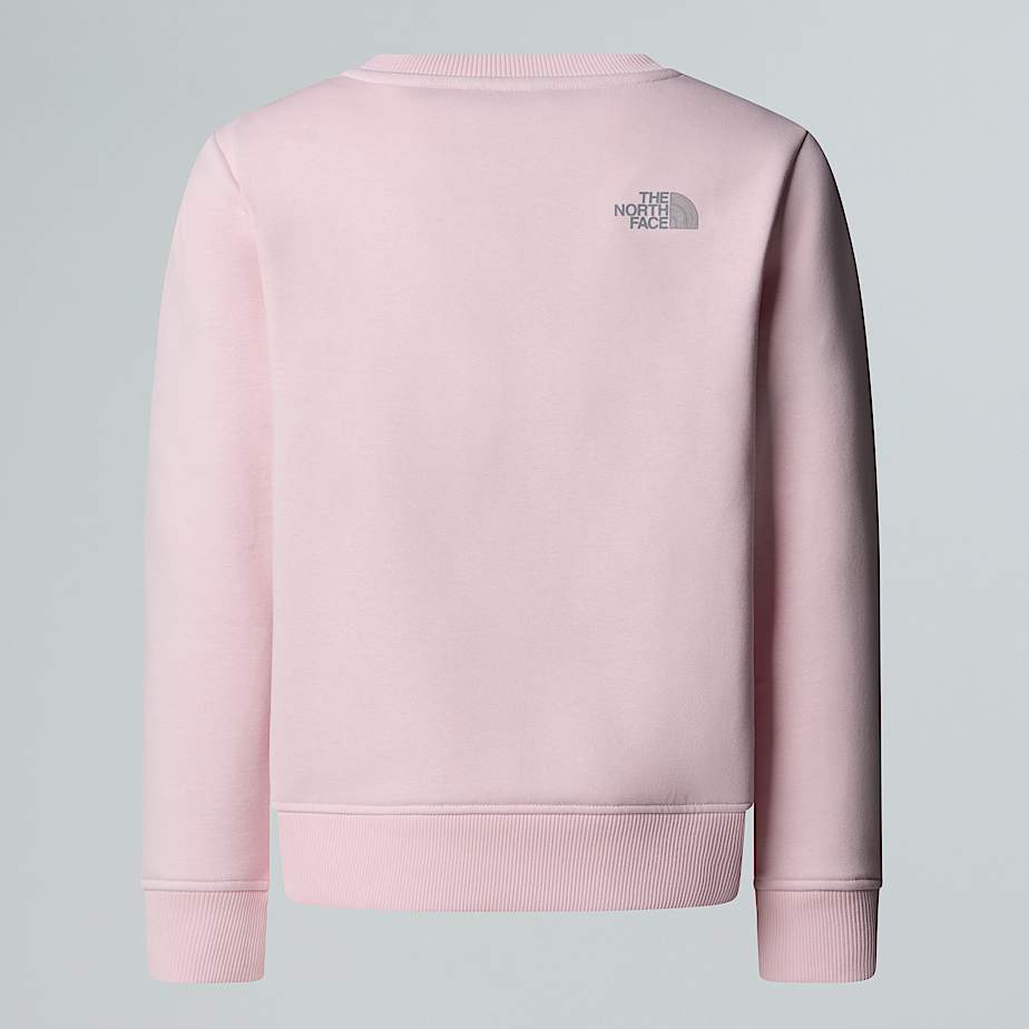 Girls' Reflective Logo Relaxed Sweatshirt