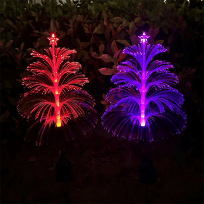 🎄Chikalabs Garden 7-Color  Gradient Solar Christmas Tree Lights