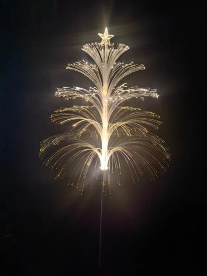 🎄Chikalabs Garden 7-Color  Gradient Solar Christmas Tree Lights