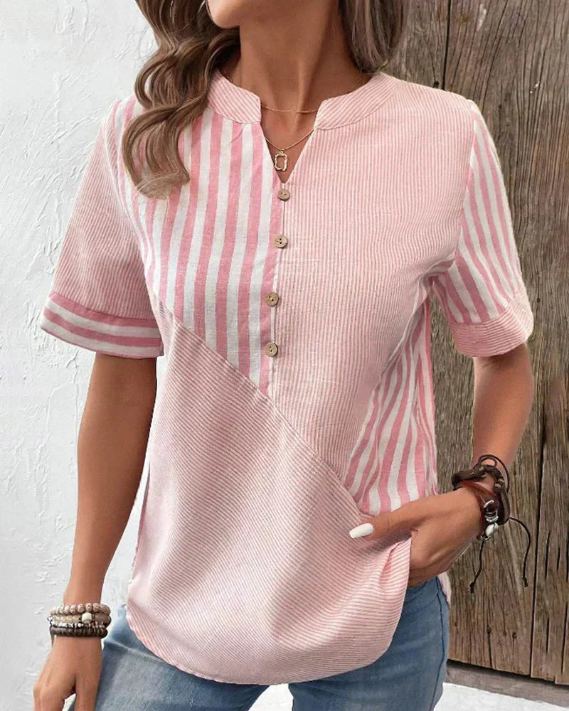 Soft Striped Blouse