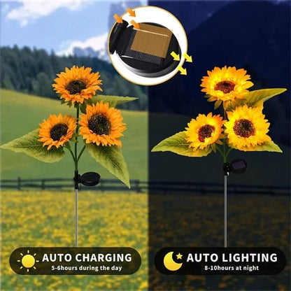 🔥LAST DAY SALE🌻Chikalabs Garden Waterproof Solar Sunflower Light🔥