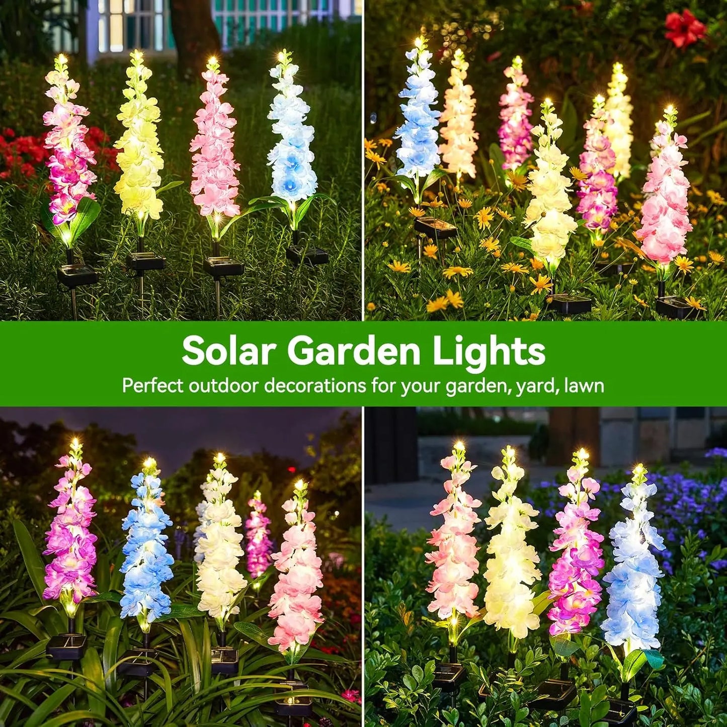 🪻Chikalabs Outdoor Solar Flower Garden Lights