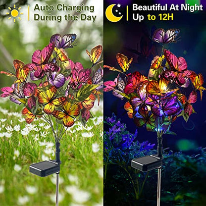 🦋HOT SALE 49% OFF🔥Chikalabs Garden Led Solar Butterfly Stake Lights
