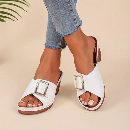 Women's Solid Color Stylish Sandals