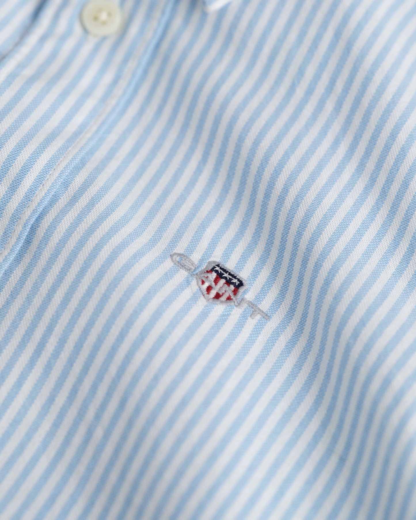 Kids Shield Striped Oxford Shirt
