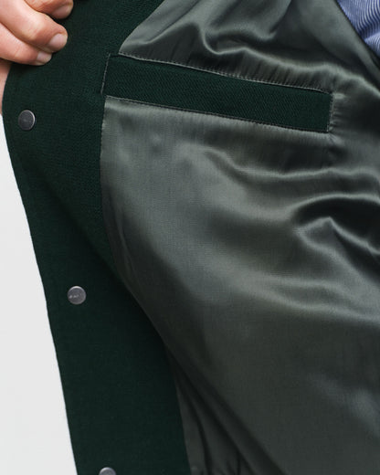 Wool Blend Varsity Jacket