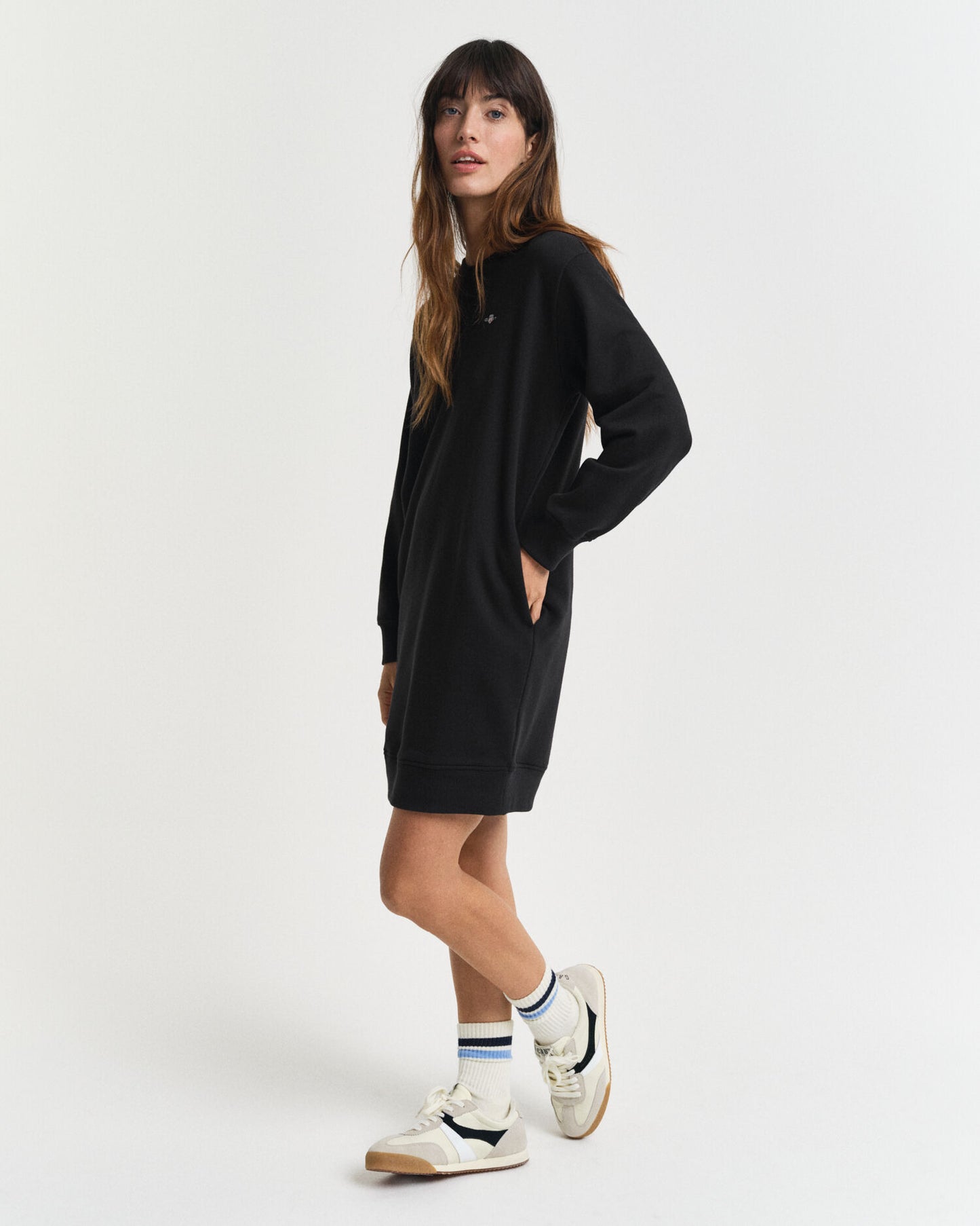 Shield Crew Neck Sweat Dress