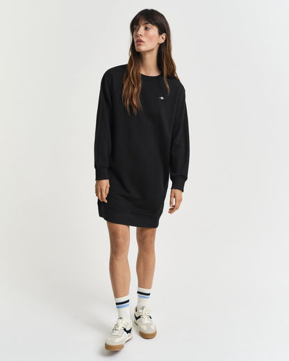 Shield Crew Neck Sweat Dress