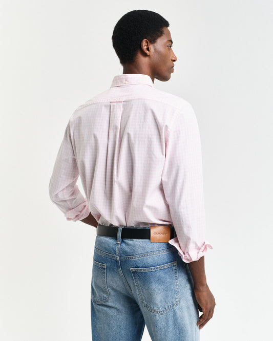 Regular Fit Classic Gingham Poplin Shirt