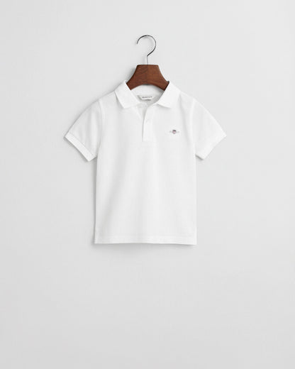 Kids Shield Piqué Polo Shirt
