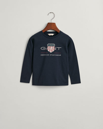 Kids Archive Shield Long Sleeve T-Shirt