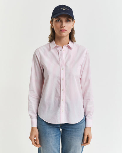 Regular Fit Classic Striped Poplin Shirt