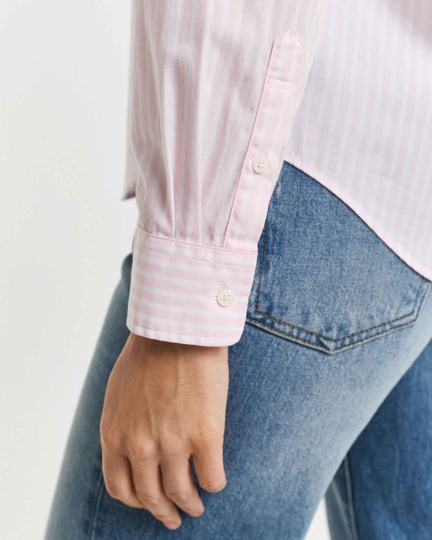 Regular Fit Classic Striped Poplin Shirt