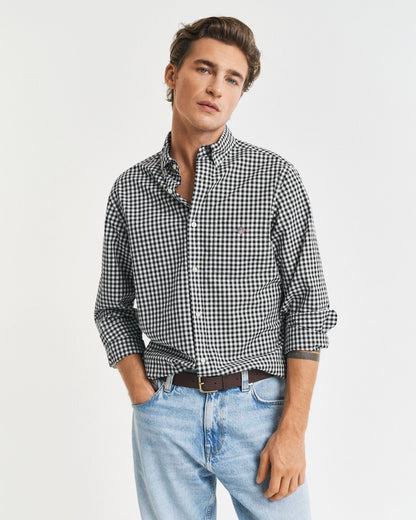 Regular Fit Classic Gingham Poplin Shirt