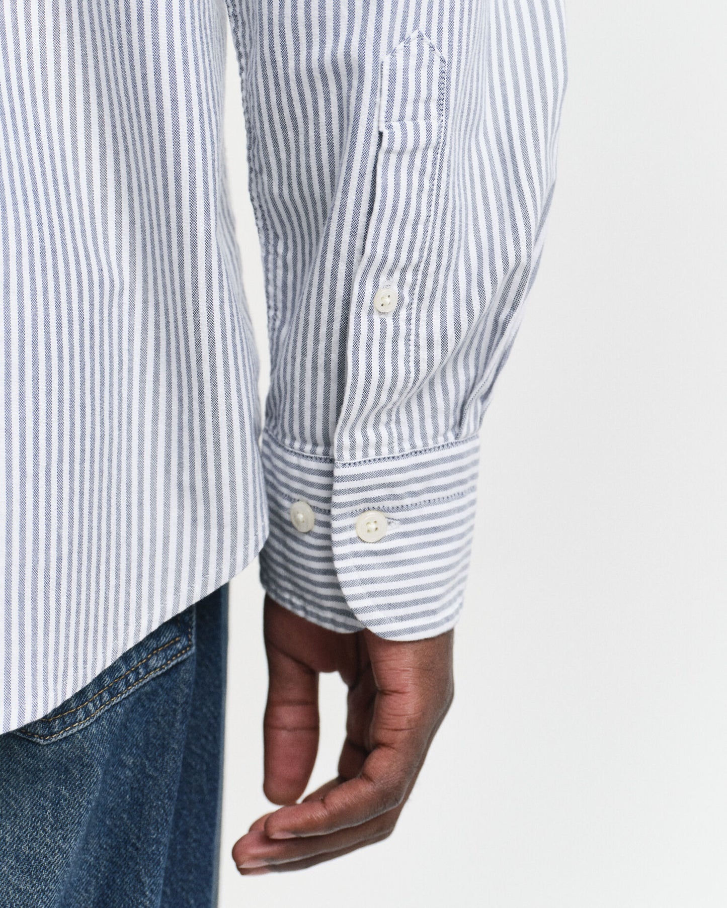 Regular Fit Banker Stripe Classic Oxford Shirt