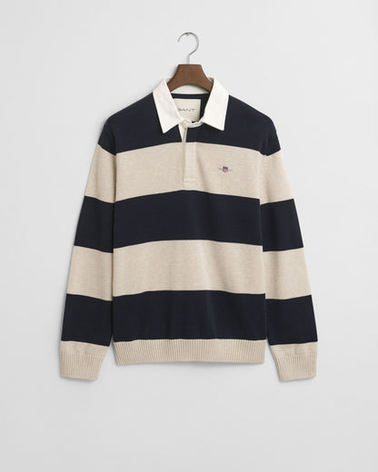 Barstriped Polo Sweater