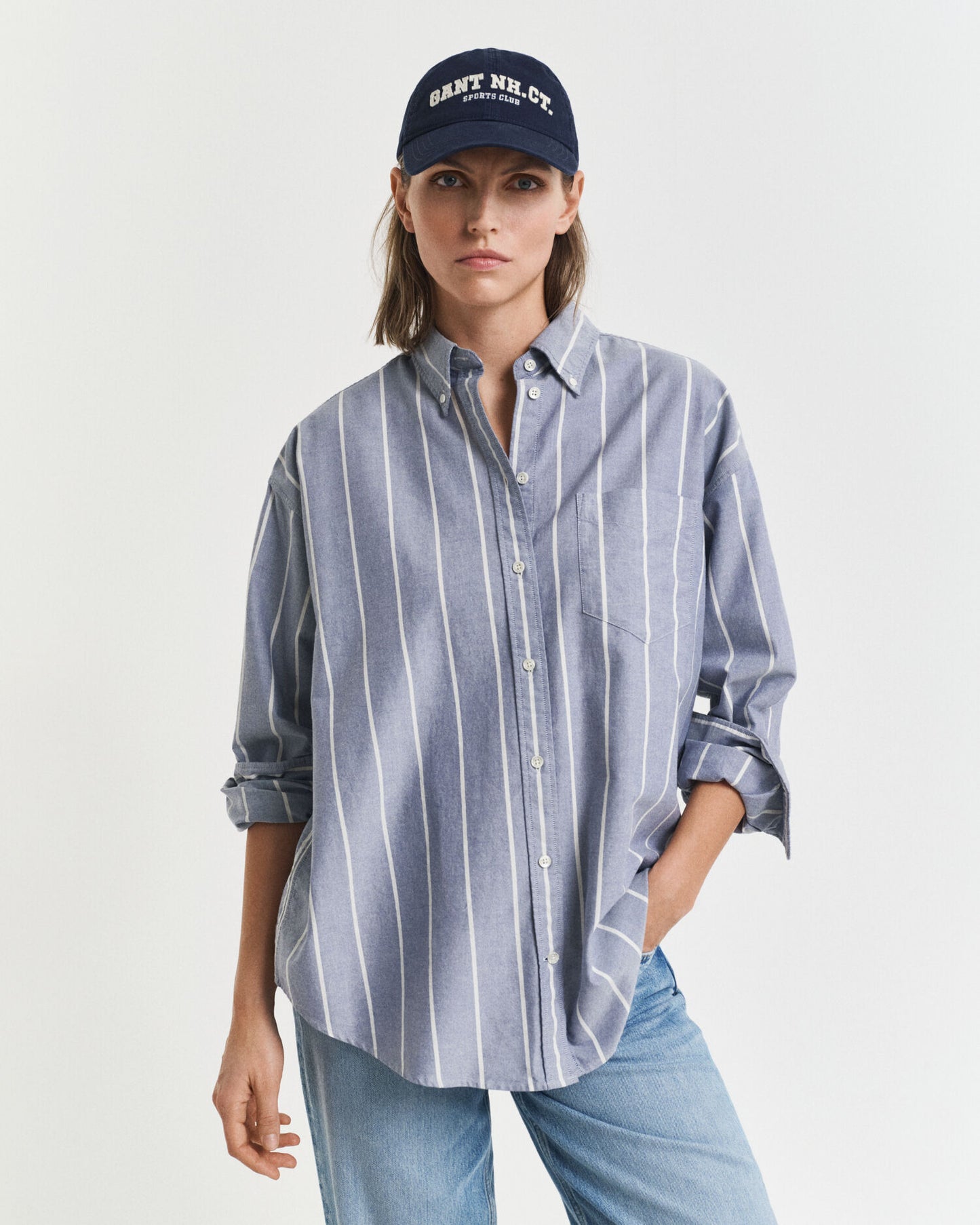 Oversized Fit Classic Oxford Shirt