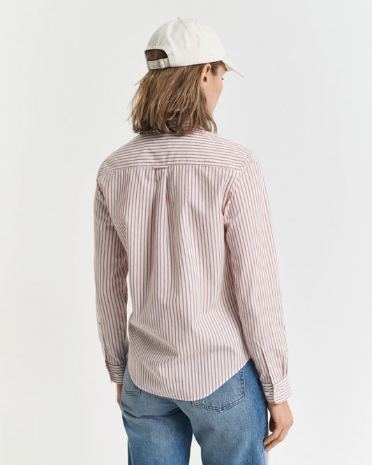 Regular Fit Classic Poplin Striped Shirt