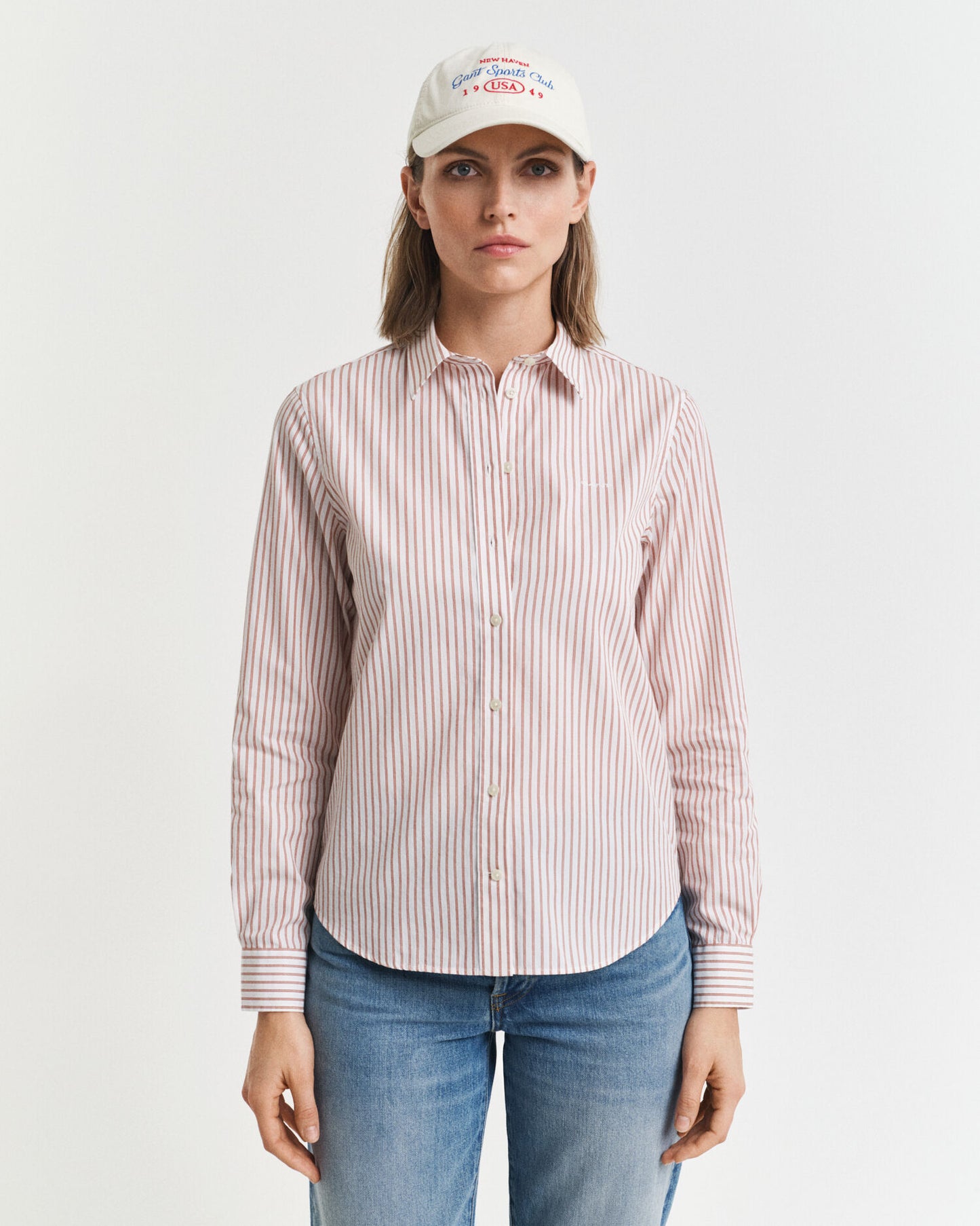 Regular Fit Classic Poplin Striped Shirt