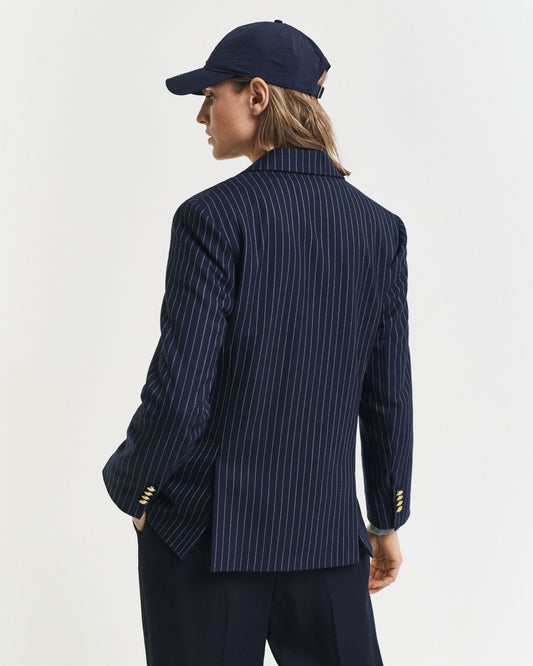 Regular Fit Pinstriped Club Blazer