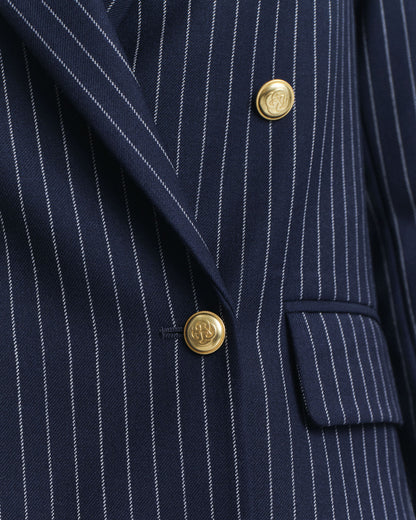 Regular Fit Pinstriped Club Blazer