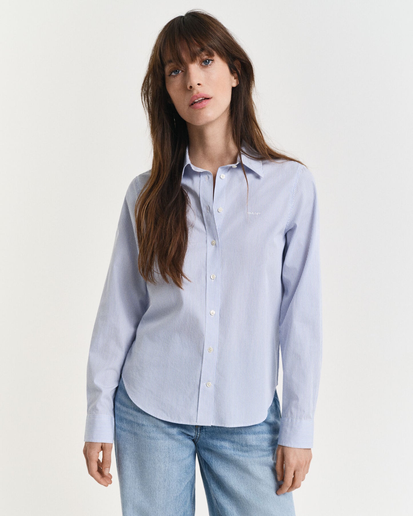 Regular Fit Classic Poplin Striped Shirt