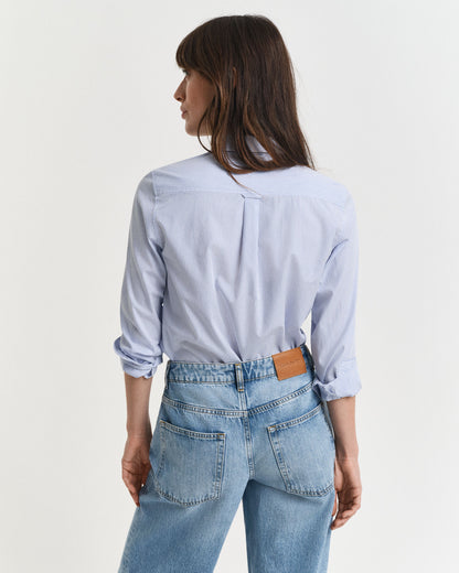 Regular Fit Classic Poplin Striped Shirt