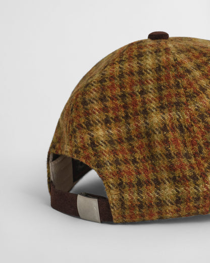 Checked Wool Cap