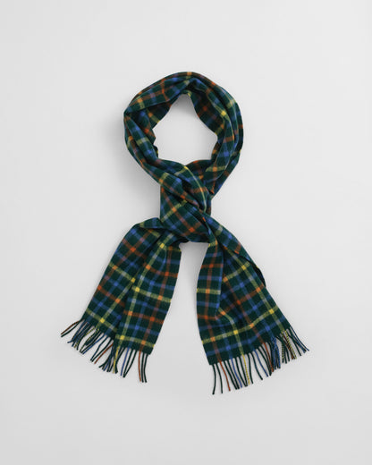Checked Wool Scarf
