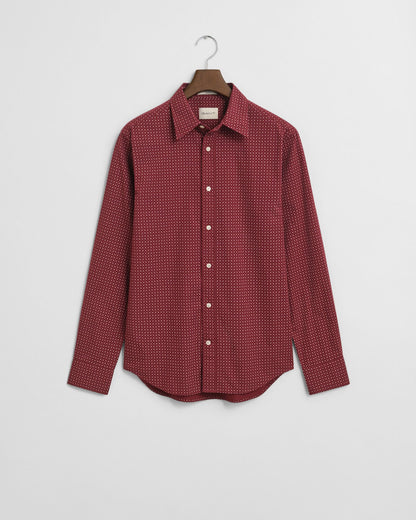 Regular Fit Micro Print Shirt