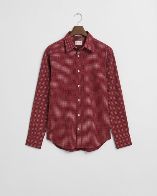 Regular Fit Micro Print Shirt