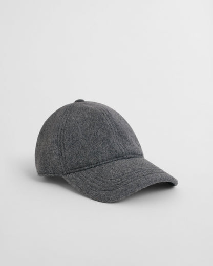 Lustrous Melton Cap