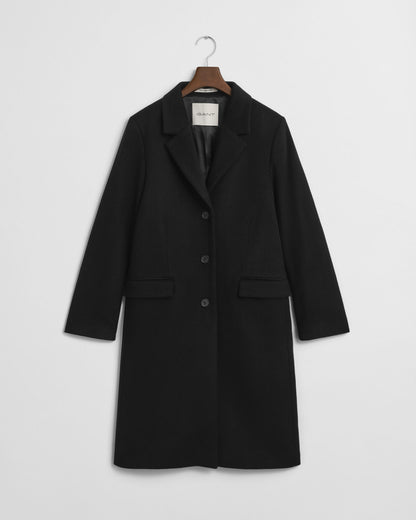 Classic Tailored Wool Blend Coat