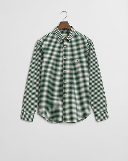 Regular Fit Classic Gingham Poplin Shirt