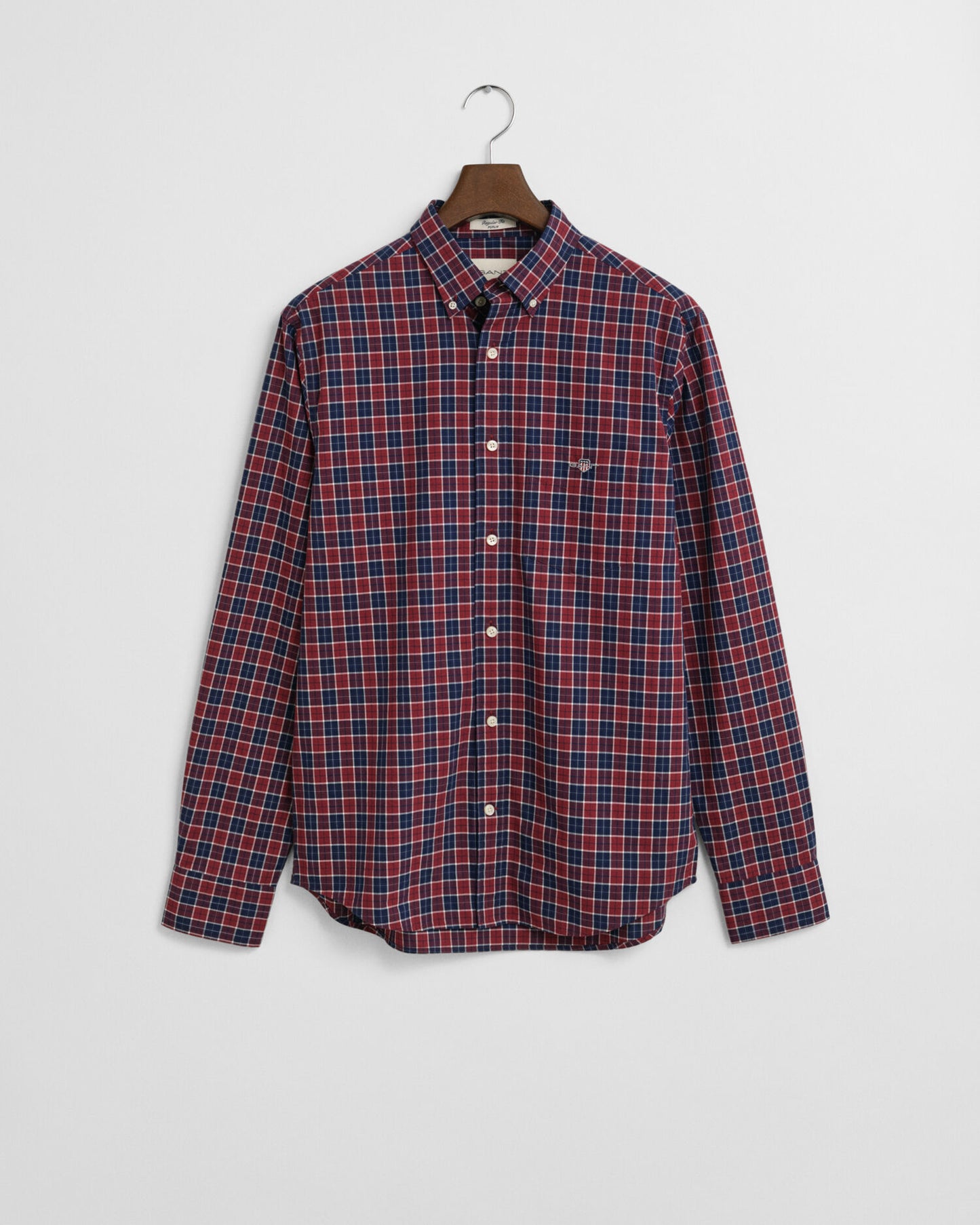 Regular Fit Checked Classic Poplin Shirt