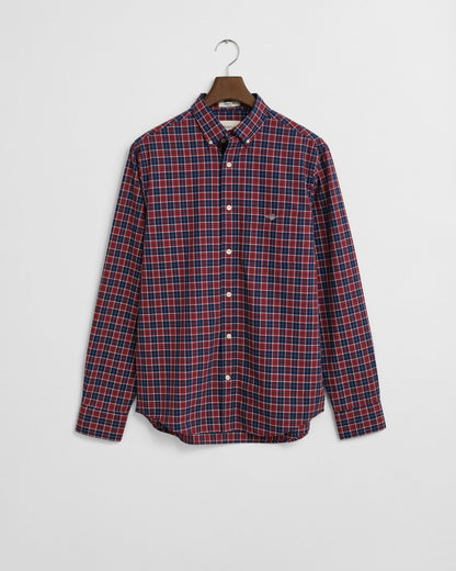 Regular Fit Checked Classic Poplin Shirt