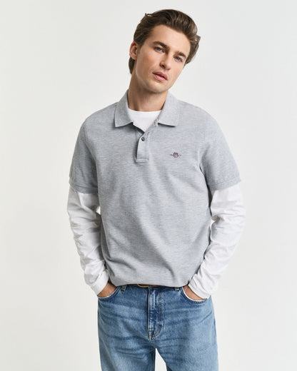 Regular Fit Shield Piqué Polo Shirt