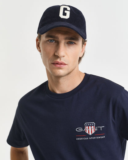 Embroidered Archive Shield T-Shirt